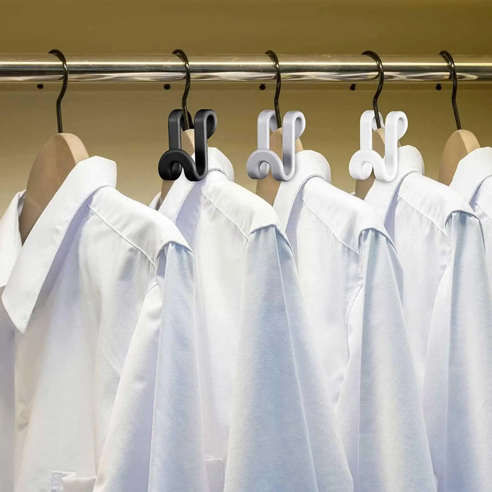 

10pcs/lot Multifunctional Flocking Mini Magic Hanging Hooks For Clothes Rack Hanger String Travel Clothing Organizer E4p1