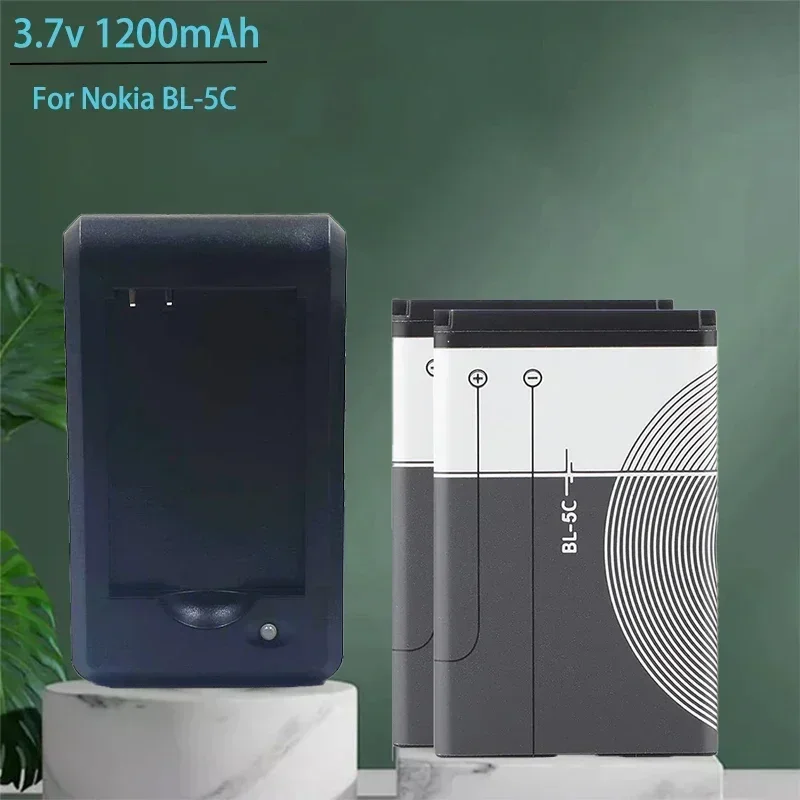 Аккумулятор для телефона BL-5C емкостью 1200 мАч радиовещания/Nokia 1100 1110 1280 1600 2600 2700 3100