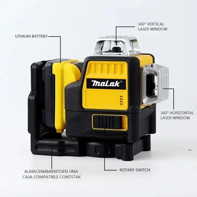 DEWALTS 3D 12-линейный лазерный уровень СПИ-16-1