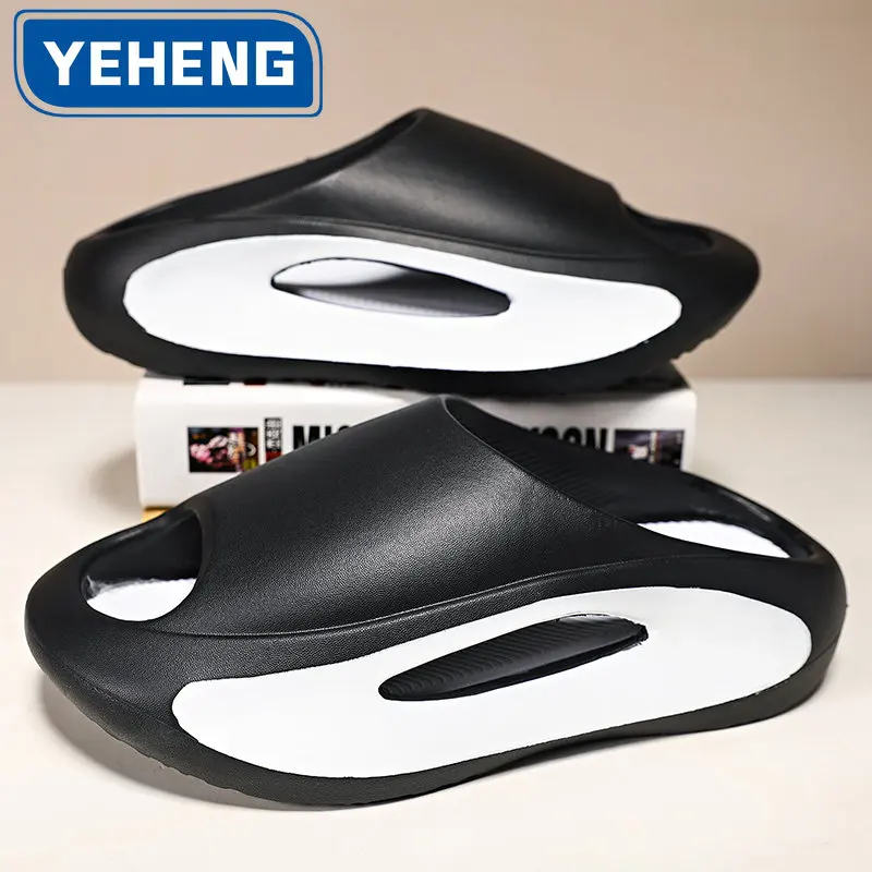 Сланцы унисекс мягкие кроссовки на толстой подошве сланцы Эва летняя спортивная