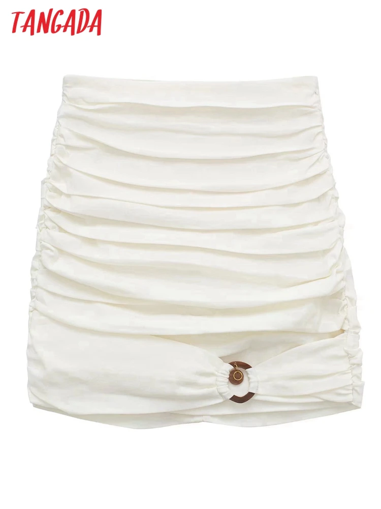 

Юбка женская плиссированная на пуговицах, во французском стиле, 3H574