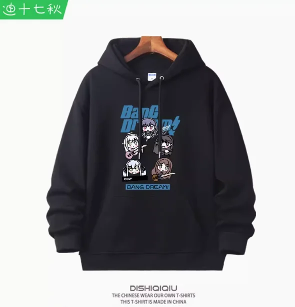 Аниме BanG Dream! Takamatsu Tomori Толстовка с капюшоном Косплей Осень Зима Мужчины Женщины