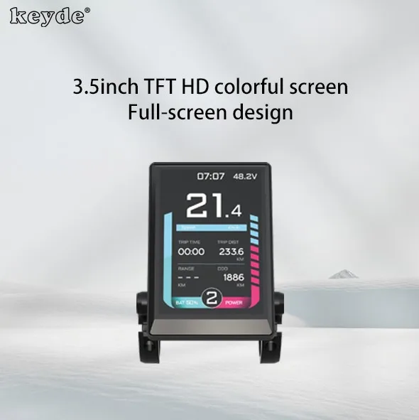 Высококачественный цветной HD экран для руля электровелосипеда 36 в ЖК-дисплей