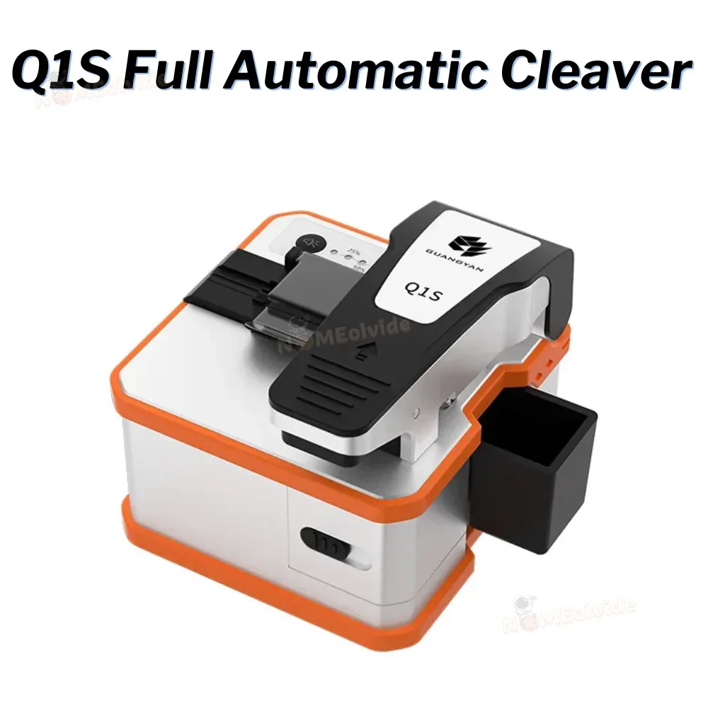 Q1S Fully Automatic Electric Fiber Optic Cleaver Rechargeable Optic Cable Cutter Ftth Optical Fiber Cleaver High Cutter