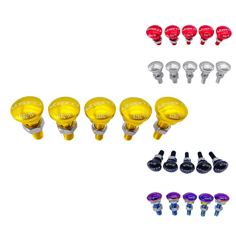 

Litepro Bicycle Front Rear Fork Wheel Screws For Birdy Folding Bike 2 3 TI P40 GT CLASSIC Derailleur Cable