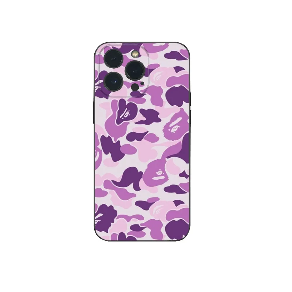 Чехол для телефона ABC CAMO B-bape-E IPhone 16 15 14 13 12 Mini 11 Pro XS Max X XR SE5 6 7 8 Plus мягкий силиконовый