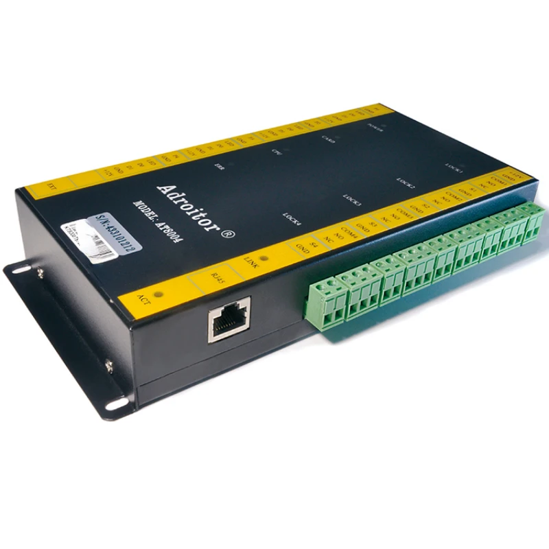 

Network four door free SDK access control panel board with metal housing
