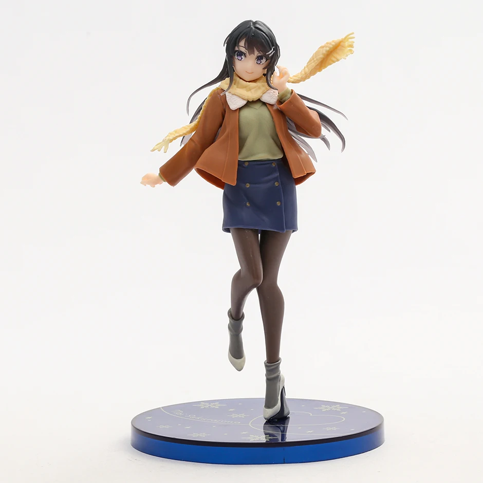 

Rascal Dream of Bunny Girl Sakurajima Mai зимнее платье ver фигурка из ПВХ, фигурка, подарок