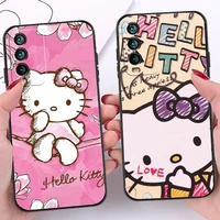 2022 hello kitty phone cases for xiaomi redmi 10 note 10 10 pro 10s redmi note 10 5g back cover soft tpu funda