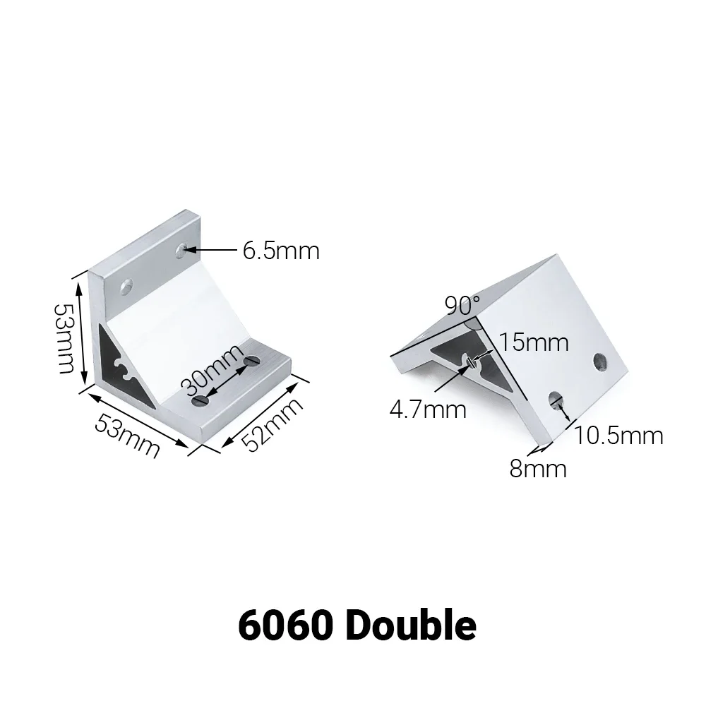 

5 шт. угловой кронштейн 90 градусов для алюминиевого профиля