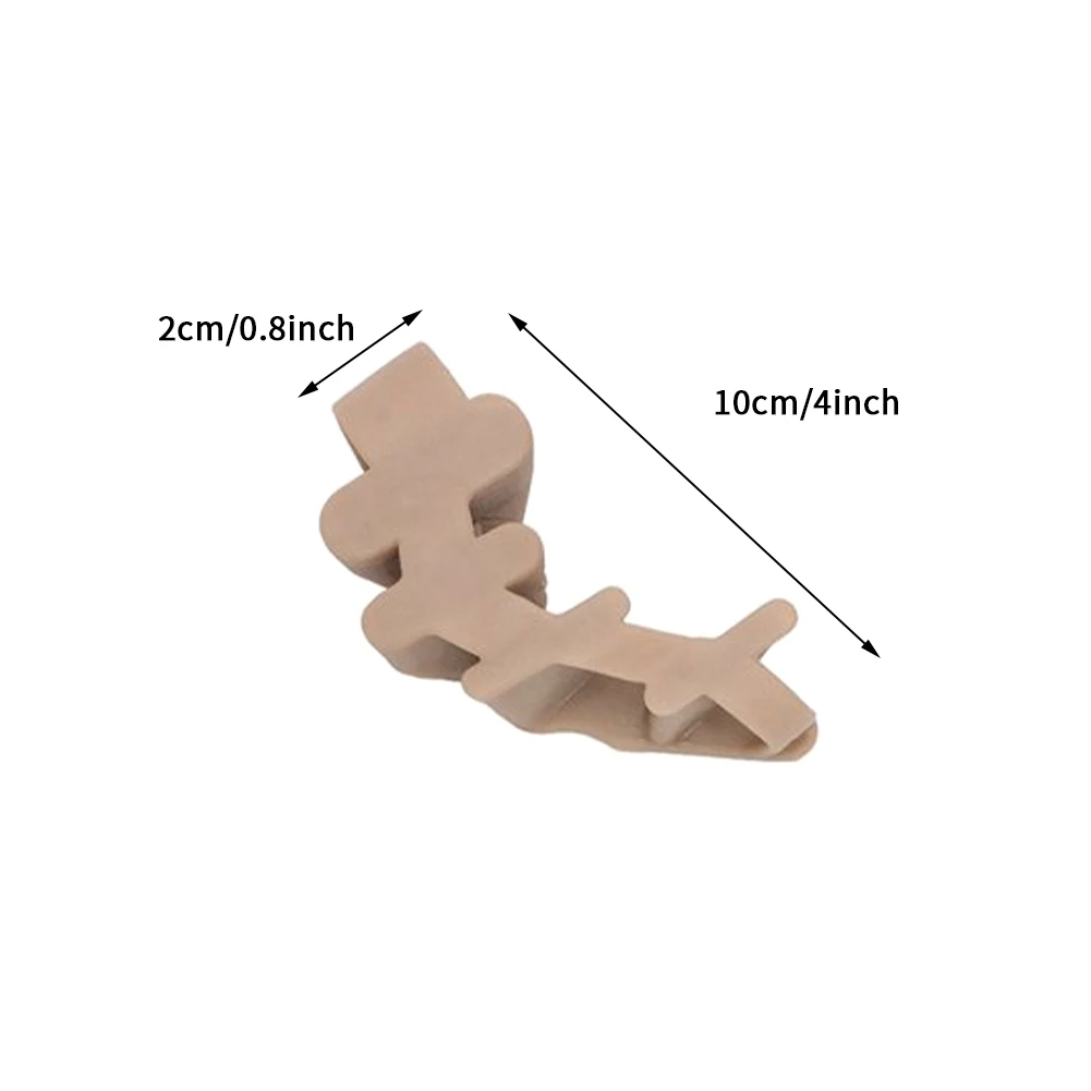 

1pair Multifunctional Indoor Outdoor For Overlapping Toe Separator Men Women Universal Practical Soft Silicone Professional