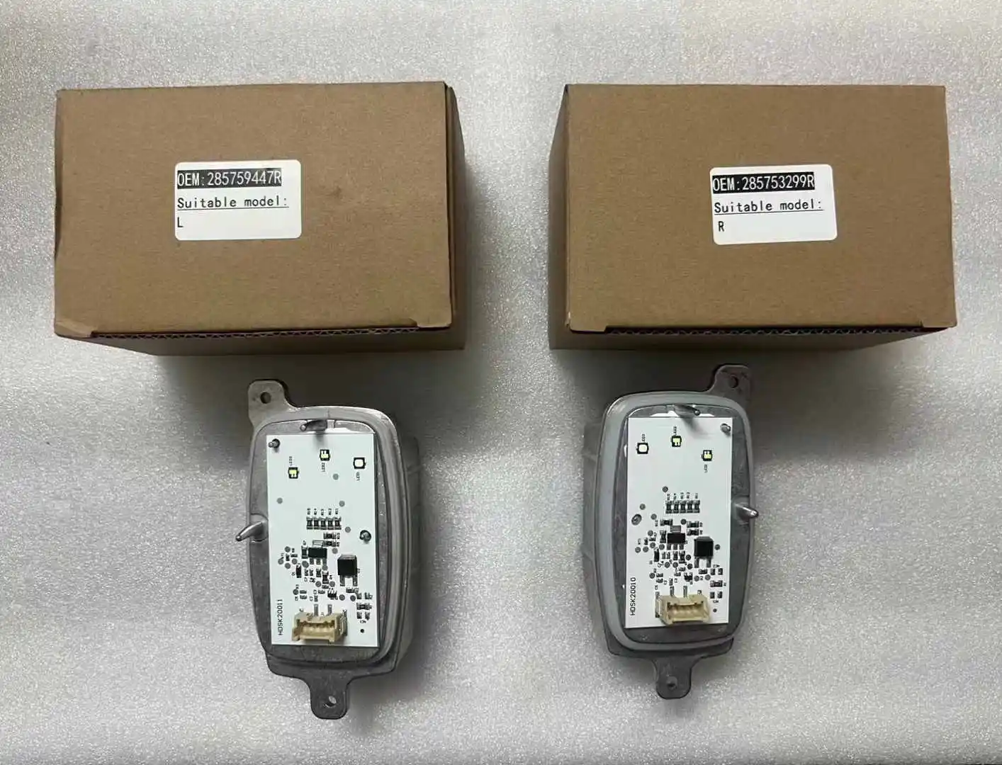 НОВЫЕ светодиодные фары DRL, модуль дневных ходовых огней, блок управления OE # 285753299 Р 285759447 R Для Renault Megane IV