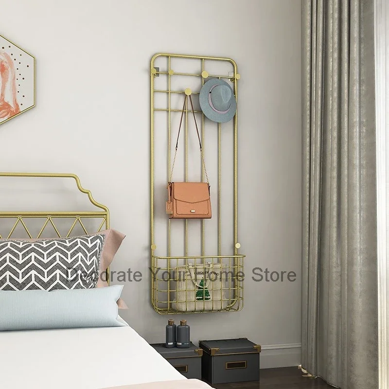 Минималистичная настенная вешалка для одежды бутиков девушек стены балкона