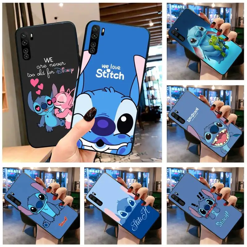 

Lovely Disney Kawayi Lilo Stitch Phone Case for Huawei P20 P30 P40 lite E Pro Mate 40 30 20 Pro P Smart 2020 P10