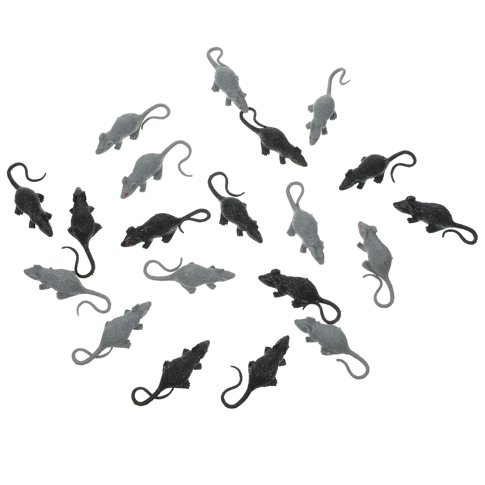 

Mouse Mice Halloween Toy Props Artificial Fake Toys Rats Prop False Prank Model Trick Rat Faux Scary Mini Party Decorations