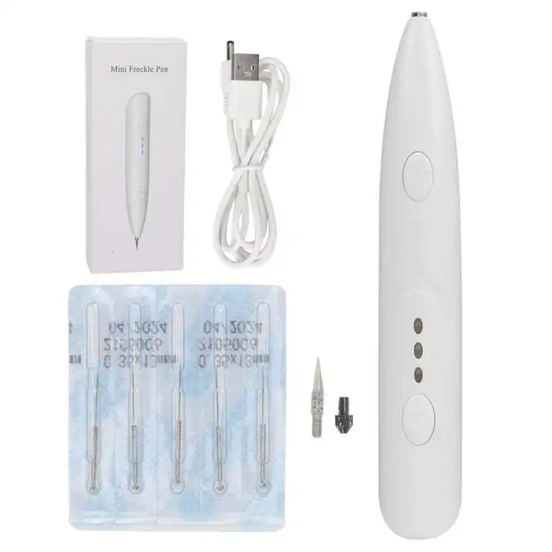 

Portable Mole Removal Pen Dark Spots Freckle Remover Skin Beauty Instrument with USB Cable for Household Beauty Equipment