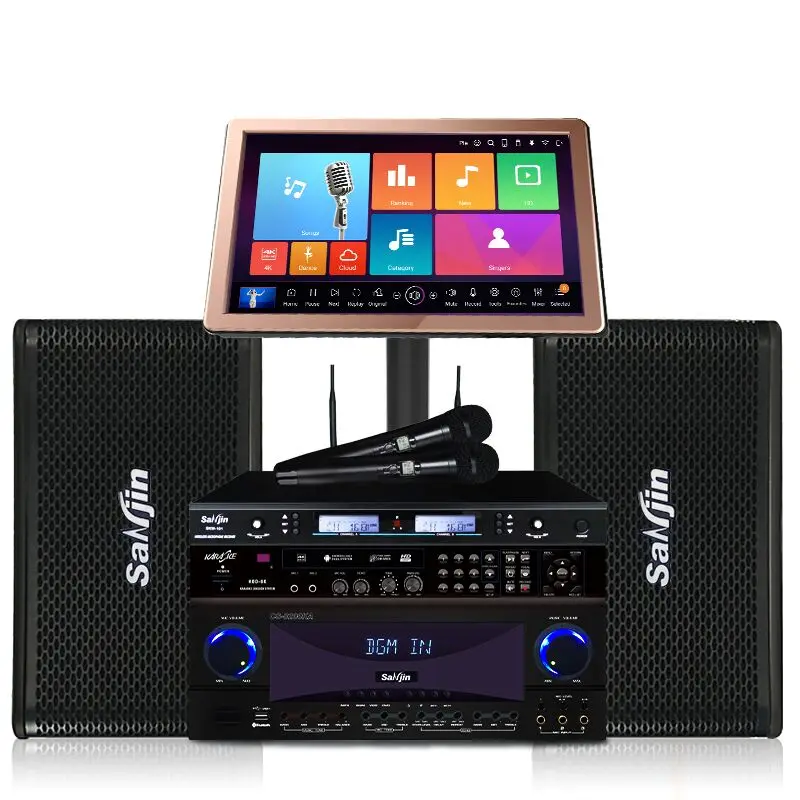 

Развлекательный домашний караоке аудионабор KTV полный комплект оборудования система для караоке