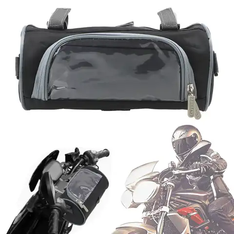 Контейнер для мотоцикла, электрического автомобиля, переднего руля, телефона, сумки для хранения сенсорного экрана, Мотоциклетные аксессуа...