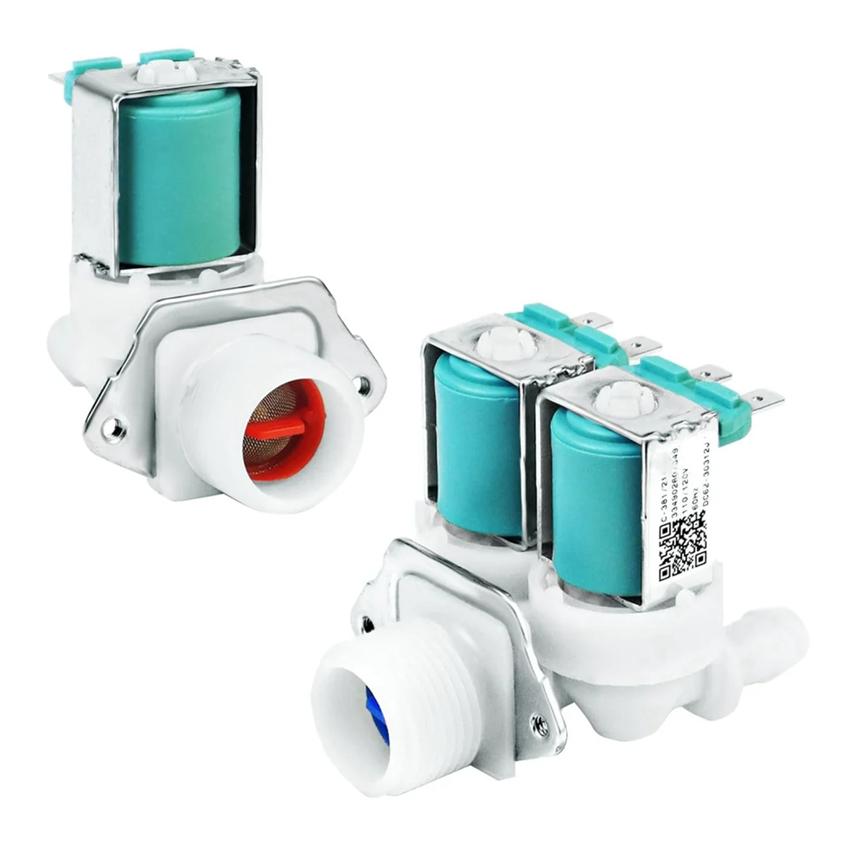 DC62-30312J и DC62-30314K Набор клапанов для холодной горячей воды замена деталей шайбы Kenmore