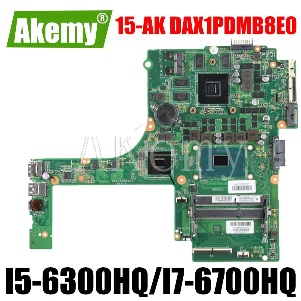 Материнская плата DAX1PDMB8E0 со штативом i7-6700HQ CPU GTX950M для ноутбука HP PAVILION 15-AK, материнская плата