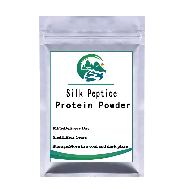 

Hot Sell Silk Peptide Protein Powder, Skin Whitening, Brighten ,Anti Aging ,Smooth,Cosmetic Raw