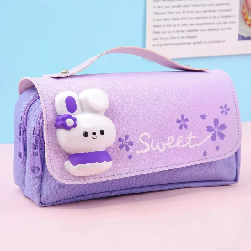 

Детский декомпрессионный пенал Kawaii с кроликом