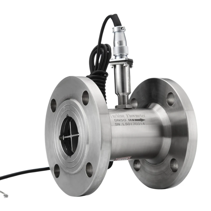 

FOR Liquid Turbine Flowmeter Sensor/Transmitter/LWGY-50 /LWGY-65flanged Output NPN Signals Contact With PLC