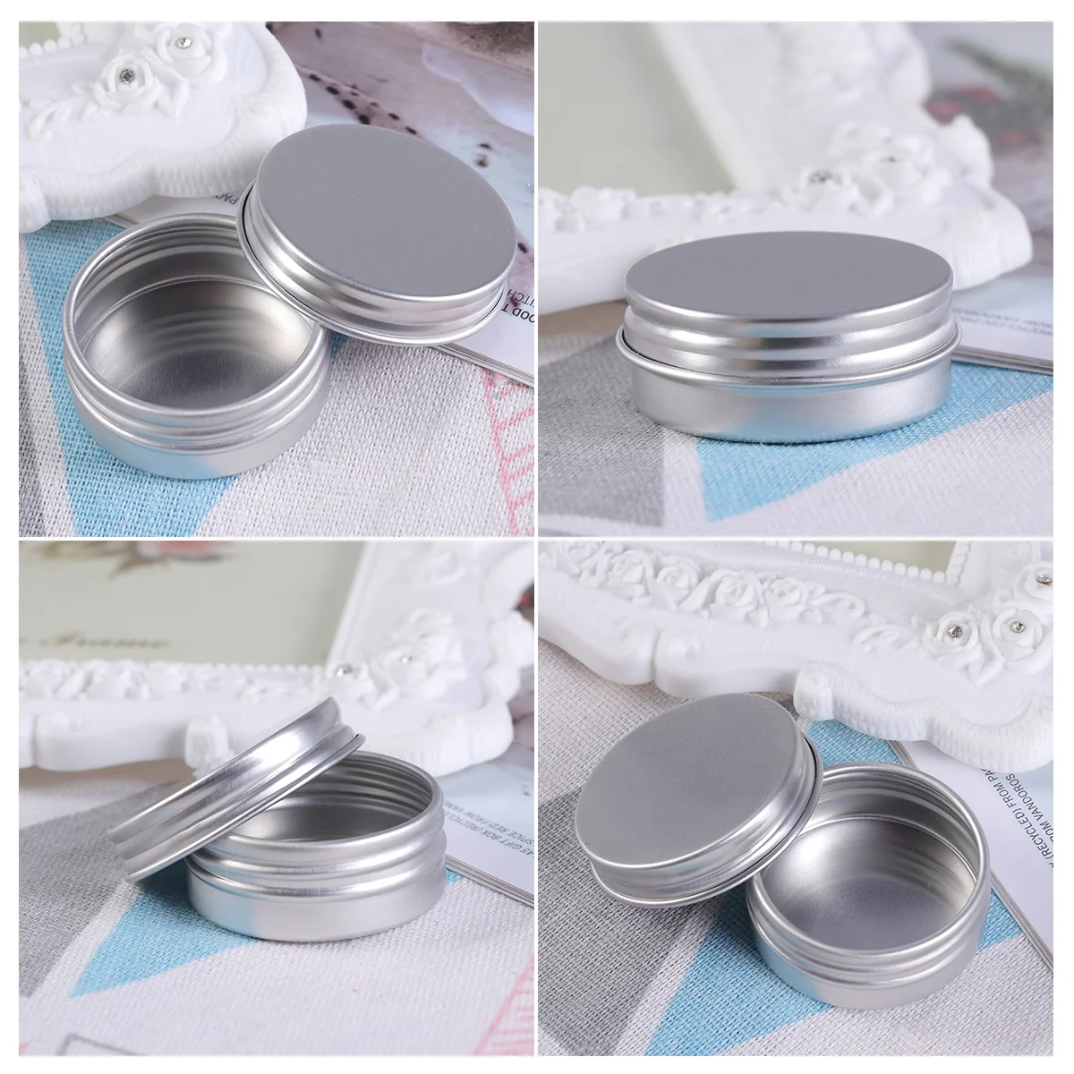 

Jars Tintinsjarlids Aluminum Cream Creams Empty Bottle Metal Containerscans Round Aluminium Box Tea Toiletries Container Bottles