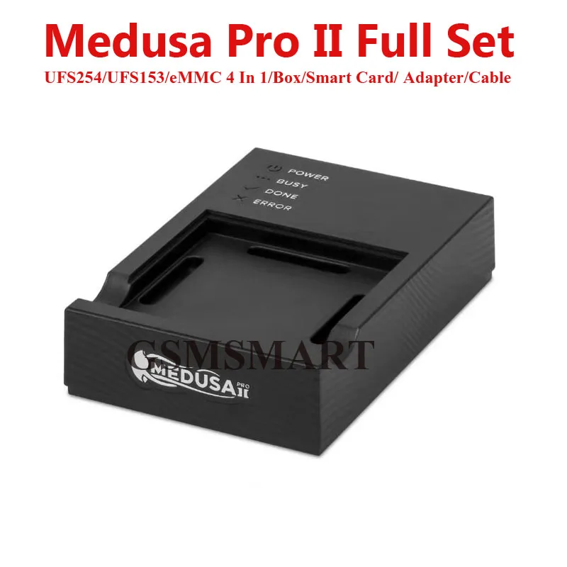 Полный комплект Medusa Pro II 2025 г. / коробка 2 с адаптером гнезда eMMC + UFS BGA 254 153