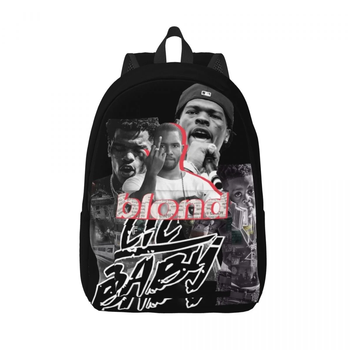 

Lil Baby Vintage Hip Hop for Teens Student School Book Bags Rapper Daypack Elementary High College Travel