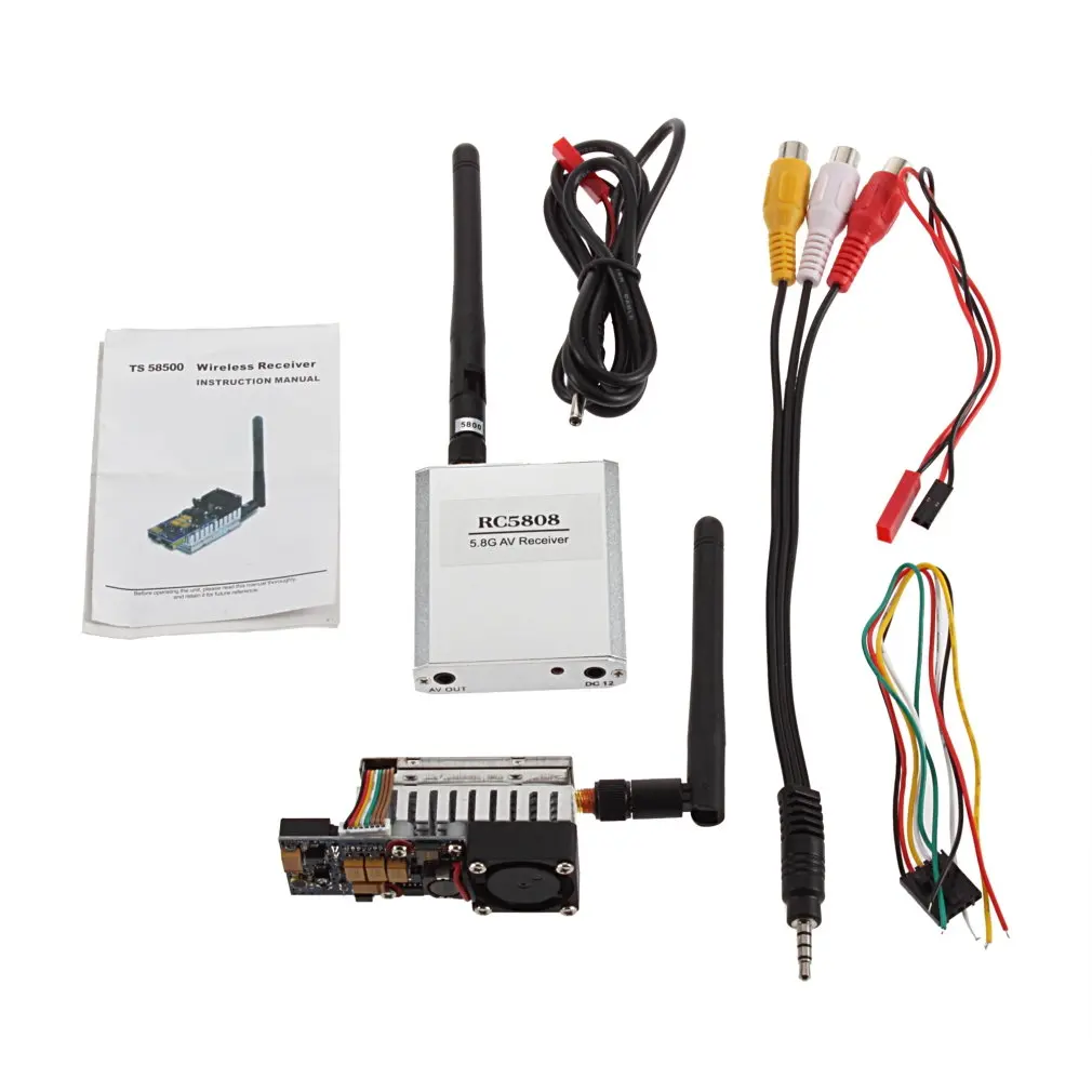 

FPV 5.8G 500mW AV Video Audio Receiver with Transmitter Sender for RC plane