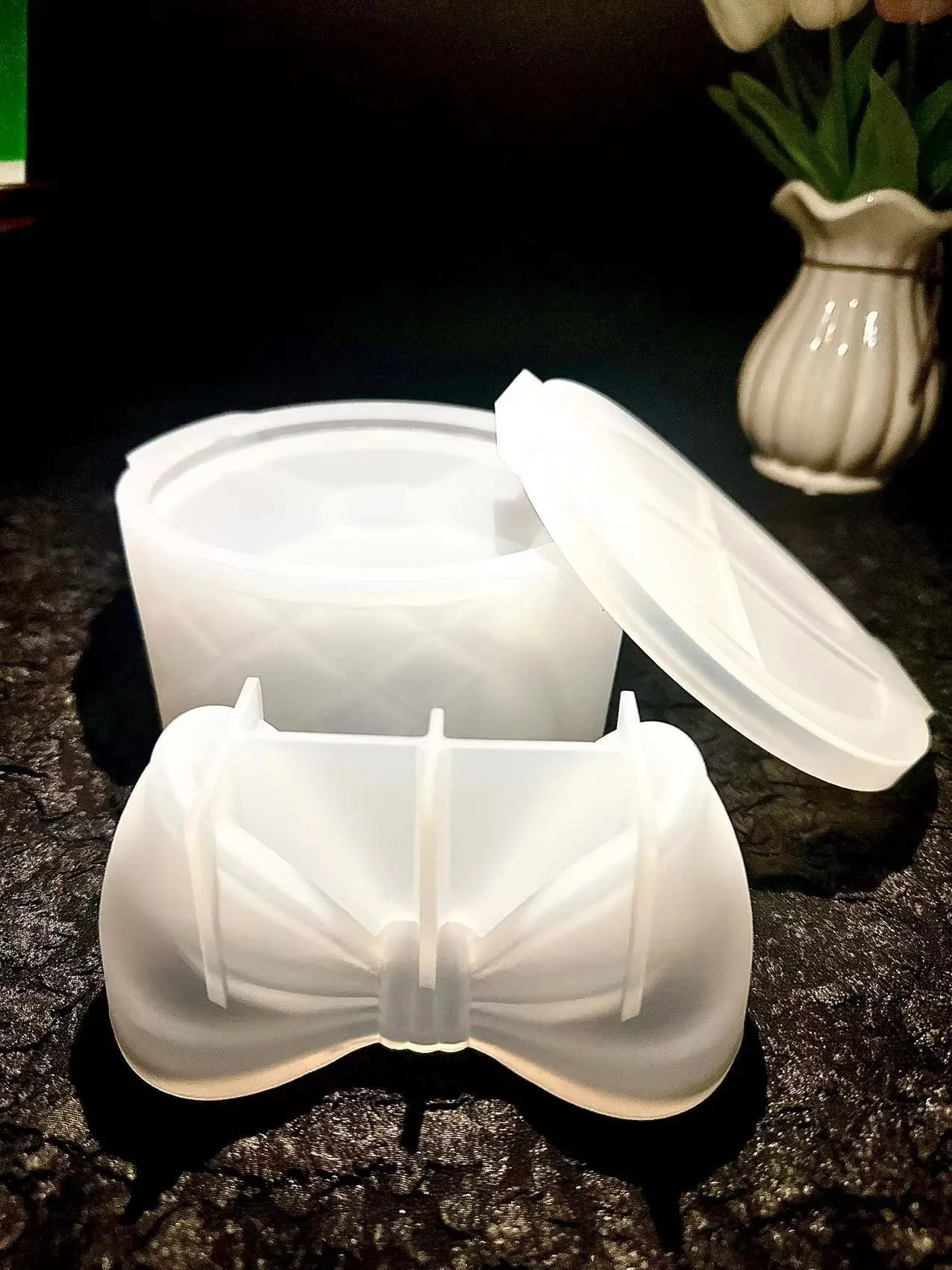 Diy зеркальный лук jenda коробка для хранения клей форма