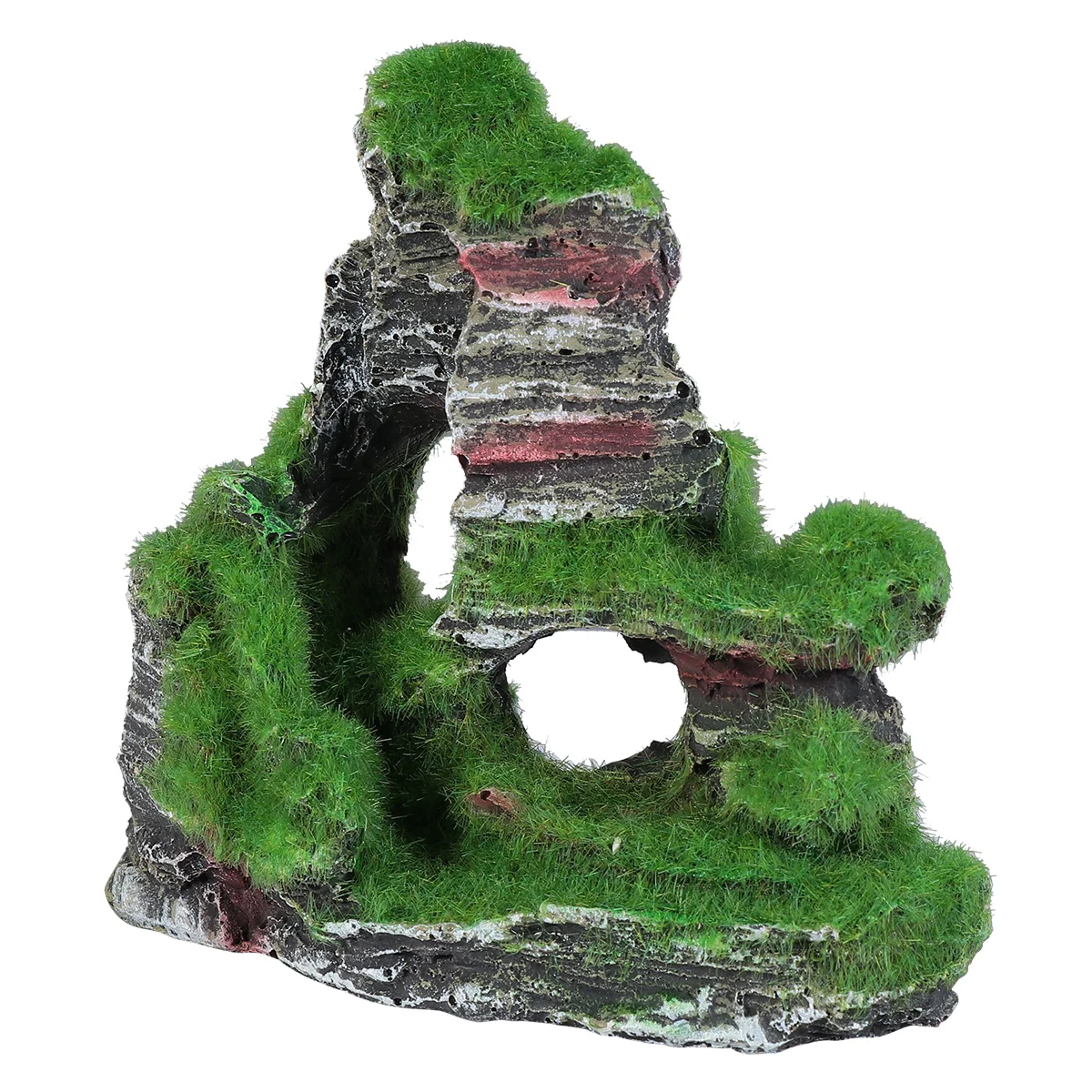 

Resin Mountain Landscape Craft Safe Moss Rockery for Display Decoration