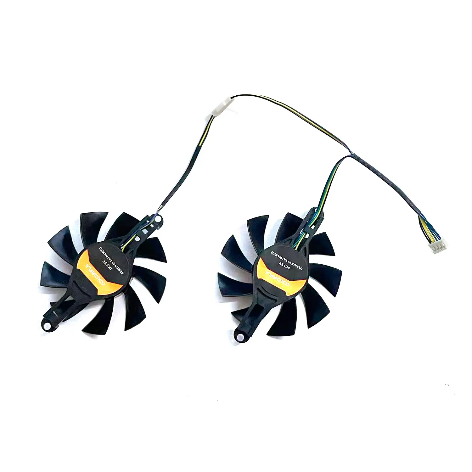 Сменный вентилятор GPU 75 мм 4PIN RX580 для игровой видеокарты SOYO AMD 8 ГБ GDDR5 256 бит