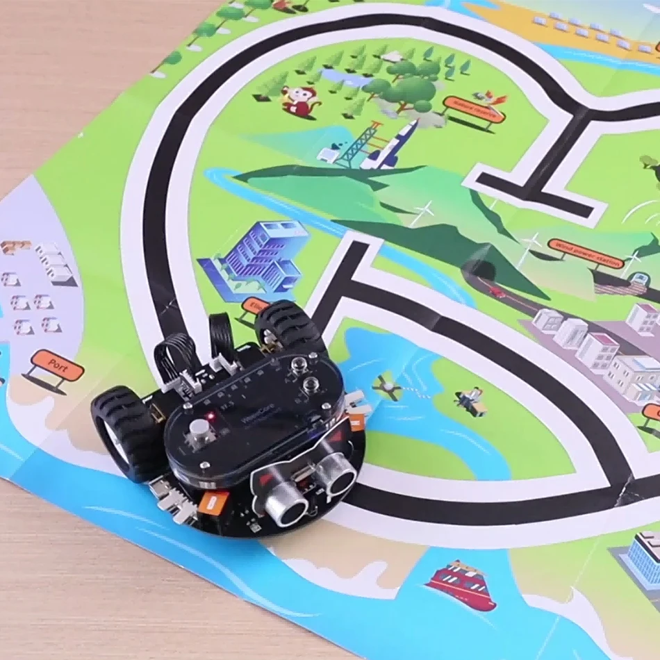 Фото Набор для программирования роботов WEEEMAKE AI STEM Weeecore Bot: образовательный комплект на базе ESP32 для Python и C, отличная цена, инновационное обучение №4