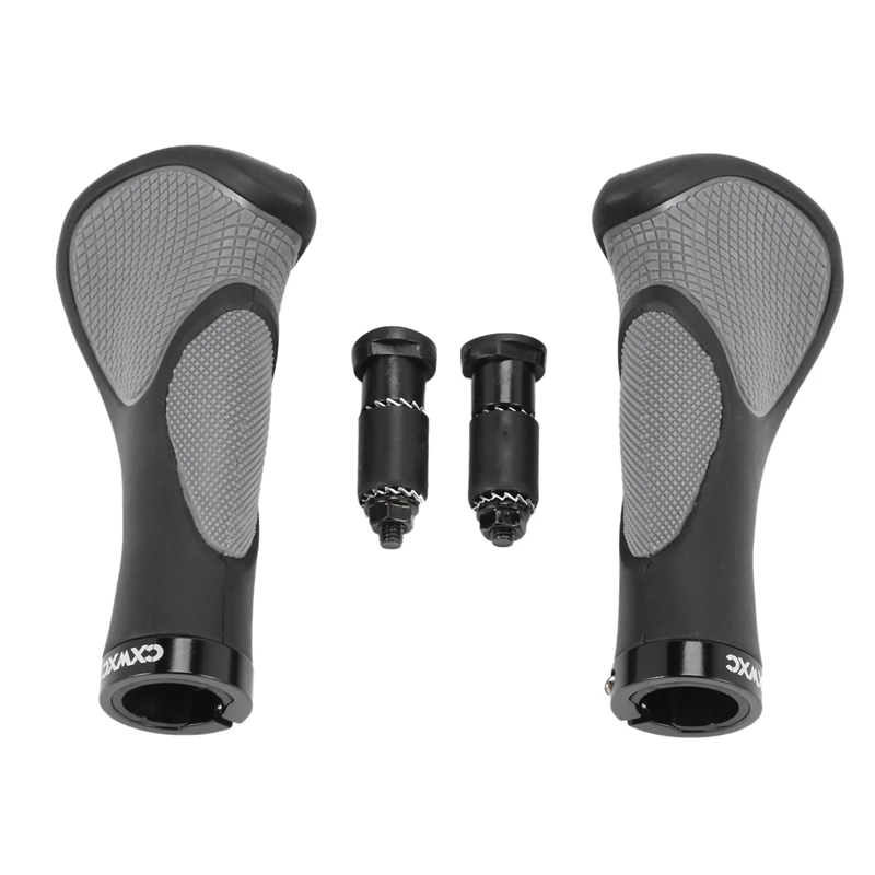 

Cxwxc Ergonomic Mountain Bike Grips Rubber Bicycle Grips Integrated Cycling Handlebar Casing Sheath Shock Absorption For Mtb Bmx