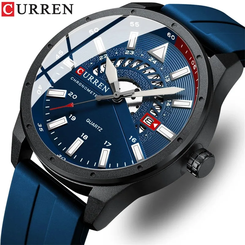 

Curren Karray 8421 New Waterproof Business quartz calendar Creative Fashion Casual Men's Watch