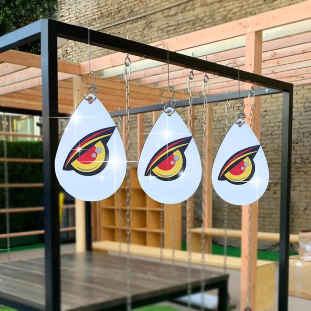 

Balcony Bird Catcher Small Hanging Pest Control Device Anti Bird Reflective Plate Bird Scare Disc Garden Decoration Acrylic
