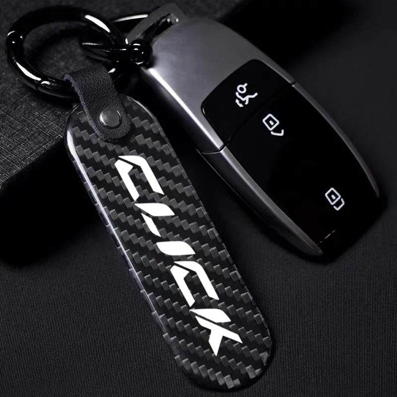 Для Honda Click125i Click150i Click150 i Click 125 150 i аксессуары под заказ логотип брелок в виде мотоцикла брелок из углеродного волокна