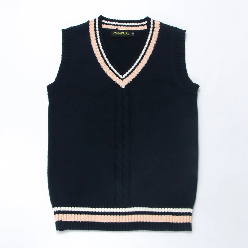 2 цвета весна-осень вязаные жилеты милый топ повседневные Пуловеры свитеры с