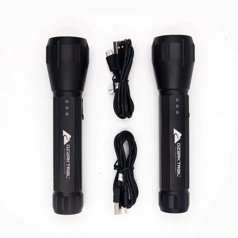 

2 Pack Led Flashlight,500 Lumens, Lithum-Ion Battery