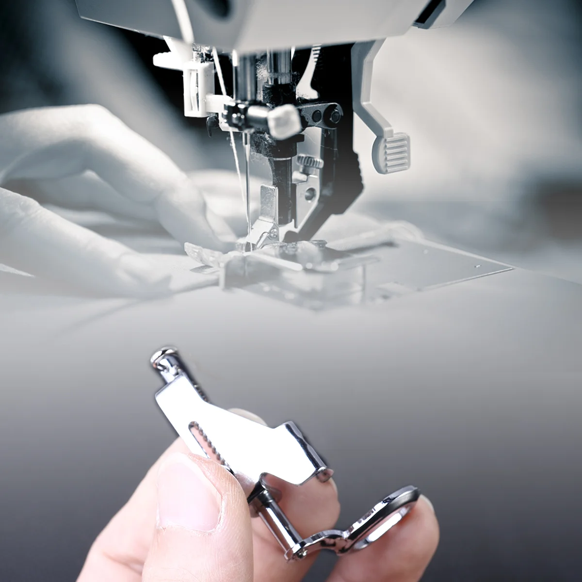 

Foot Presser Toe Sewing Darning Quilting Close Machine Accessories Low Free Feet Open Motion Spring Metal Large Replacement