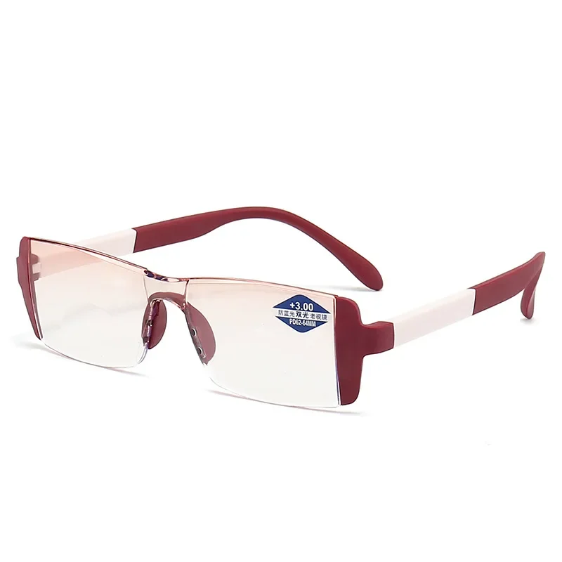 Бифокальные очки для чтения модные дальнозоркости дальнего и ближнего света от +1