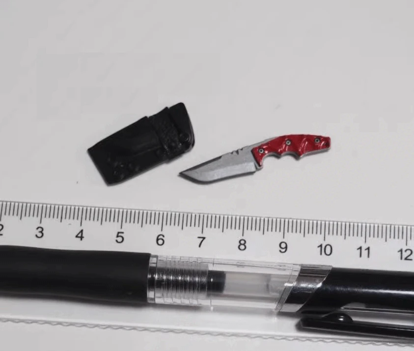 

ES ZERT масштаб 1/6 нож и оболочка модель для 12 дюймов рисунок