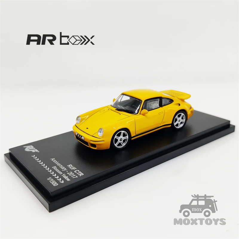 

AR BOX 1:64 RUF CTR Anniversary 2017 Blossom Yellow Diecast Model Car