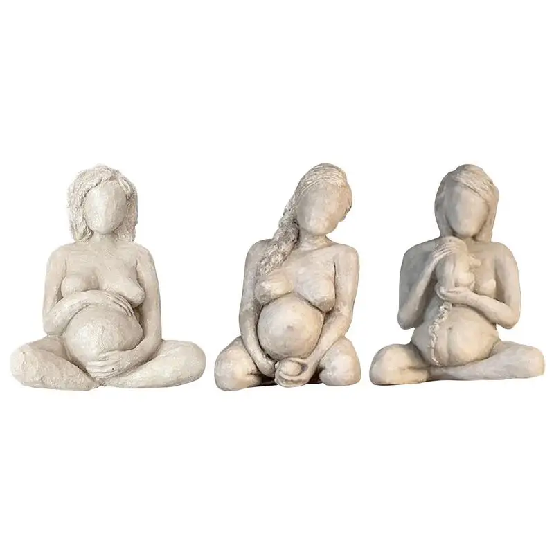 

Home Decor Resin Sculpture Birthing Woman Statue Crafts Maternal Ornaments Desktop Home Decoration Gifts for Mom