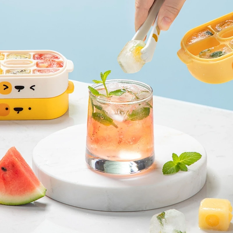 

Ice Cube Tray Mold for Cocktails Silicone Ice Cube Trays for Freezer Mold