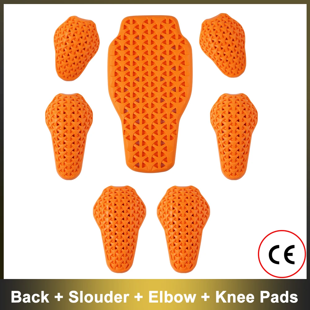 

Сертифицированная CE Защита Для Мотоциклетной Экипировки WOSAWE: Универсальный Противоударный Вкладыш Для Защиты Спины