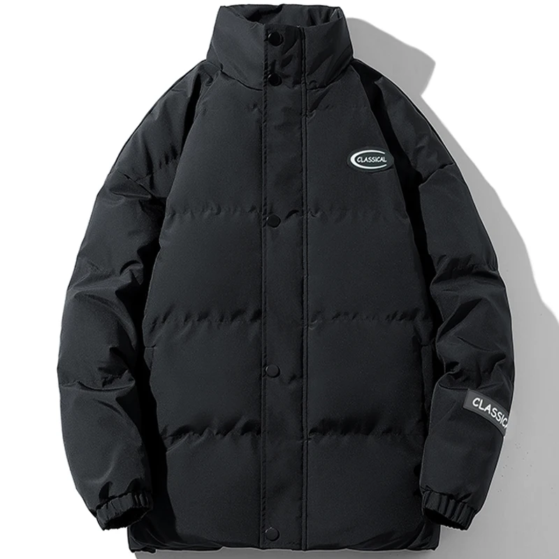 Men's Women's Jacket Stand Collar mens Parka Winter New Thick and Warm Jackets Fashionable leisure coat Bread clothes coats 8387