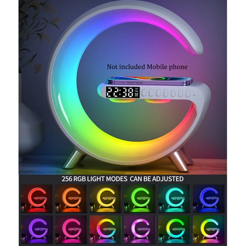 

Многофункциональное Беспроводное зарядное устройство с RGB-подсветкой